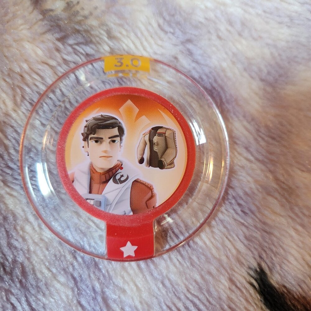 DISNEY INFINITY 3.0 Star Wars Poe Dameron Resistance Jacket Costume Disc Force